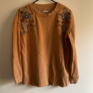 American Eagle Floral Crewneck Hoodie
